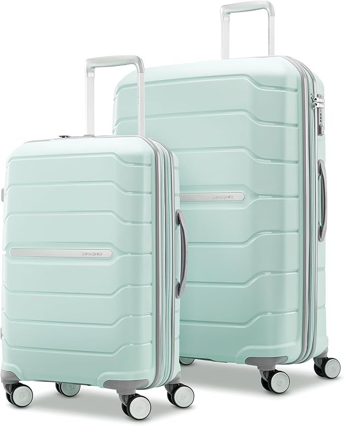 Samsonite Freeform Hardside Expandable with Double Spinner Wheels, 2-Piece Set (21/28), Mint Gree... | Amazon (US)