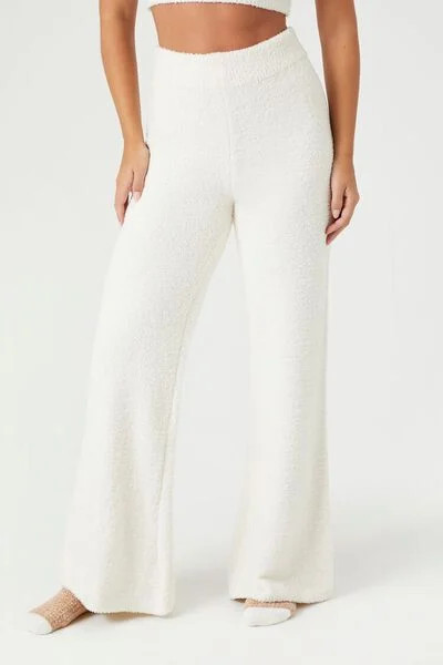 Fuzzy Flare Pajama Pants | Forever 21 | Forever 21 (US)