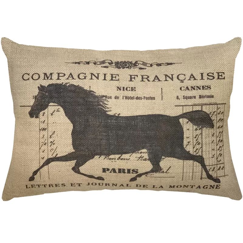 Wrenn Horse Lumbar Pillow | Wayfair North America