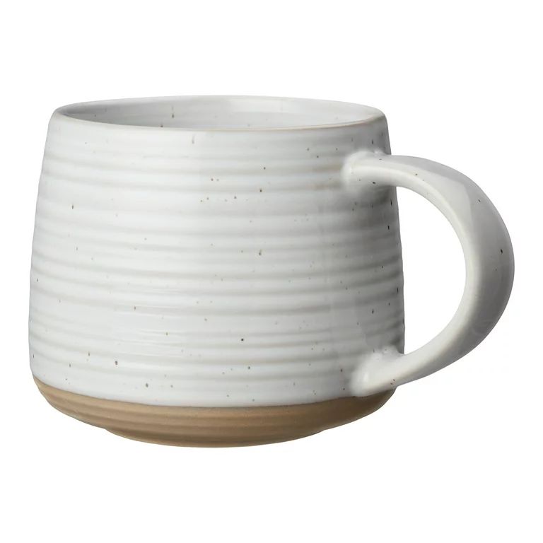 Better Homes & Gardens Abbott Stoneware 18.26 oz Mug,  White Speckled | Walmart (US)