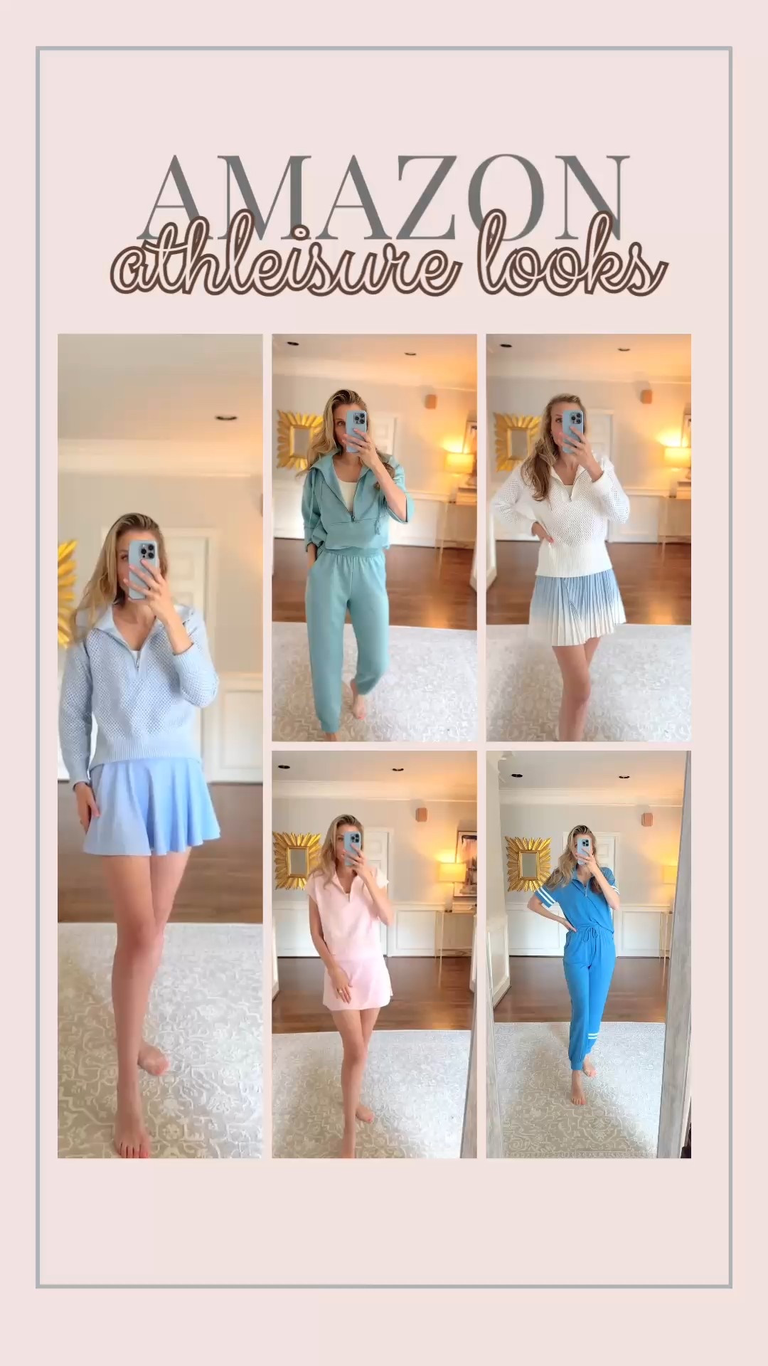 Amazon athleisure looks! I’m 5’7 wearing a size small in everything. Affordable athleisure sets 

#LTKFindsUnder50 #LTKActive #LTKFindsUnder100