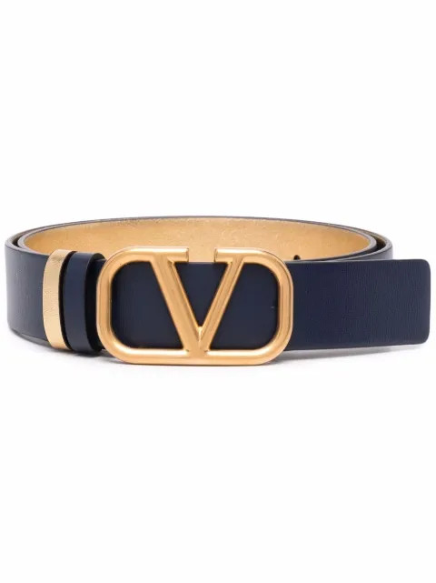 Valentino Garavani VLogo Signature Buckle Belt - Farfetch | Farfetch Global