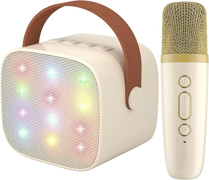 YLL Kids Karaoke Machine, Portable Bluetooth Speaker with Wireless Microphone for Adults, Karaoke... | Amazon (US)