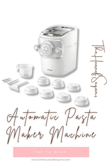 Automatic pasta maker machine, homemade pasta, spaghetti, penne, rigatoni. Cooking hacks, cooking finds, kitchen hacks, kitchen finds, amazon kitchen must-haves, home finds, amazon home finds, Amazon finds, Walmart finds, amazon must haves #thehouseofsequins #houseofsequins #amazon #walmart #amazonmusthaves #amazonfinds #walmartfinds  #amazonhome #lifehacks #homefinds 
