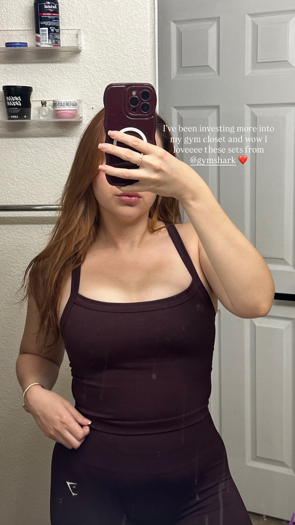 I’ve been investing more into my gym closet and wow I loveeee these sets from @gymshark ❤️