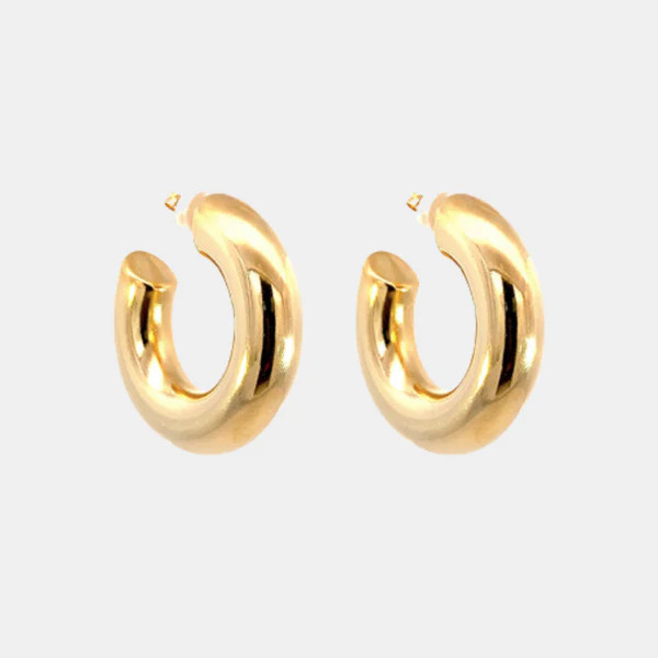Monaco Hoops Large Gold | Jordan Road Jewelry