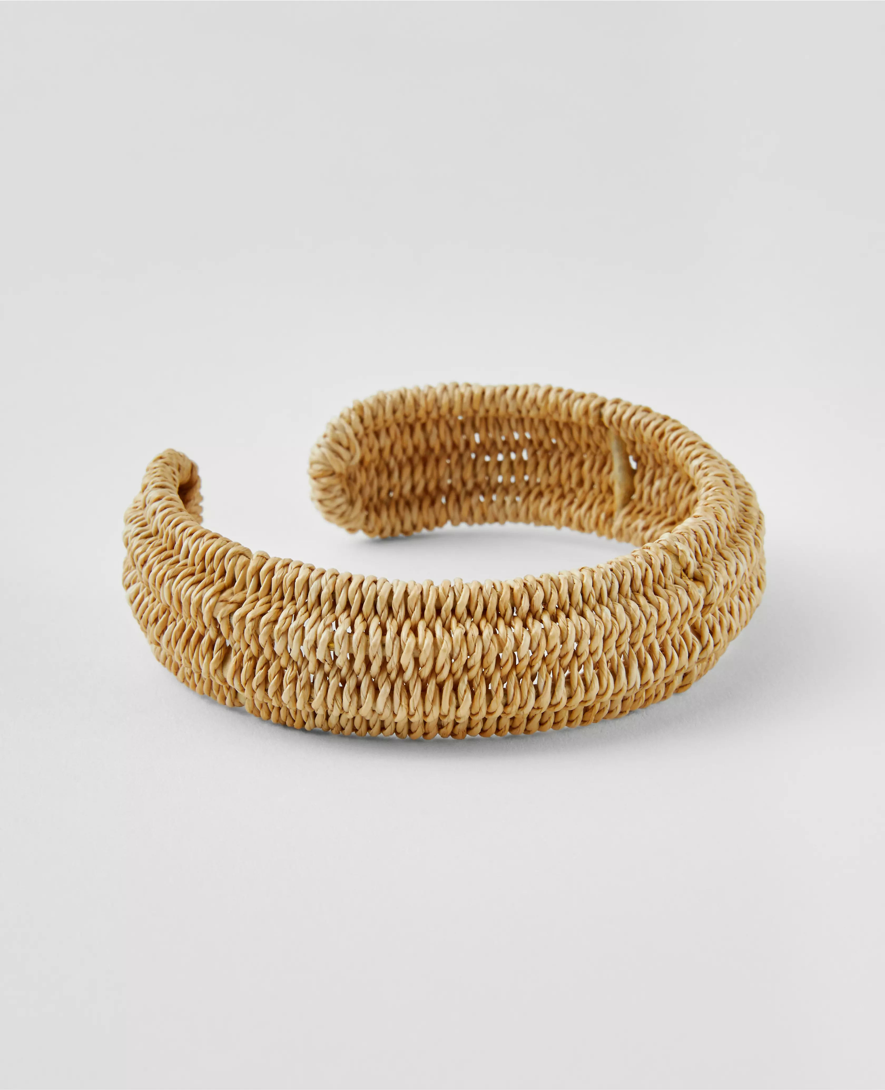 Thin Raffia Cuff Bracelet | Ann Taylor