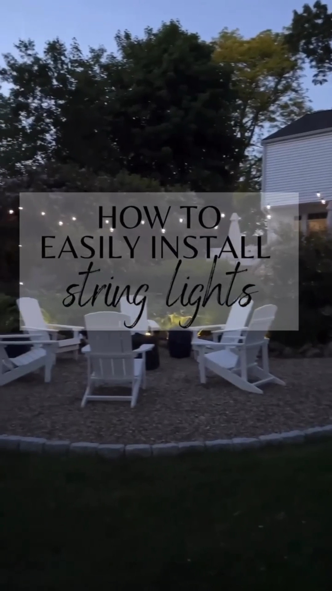 Create a beautiful ambiance in your backyard this summer with these easily to install string lights! There’s a re perfect for summer entertaining and hanging out by the outdoor fire  

#LTKHome #LTKSeasonal