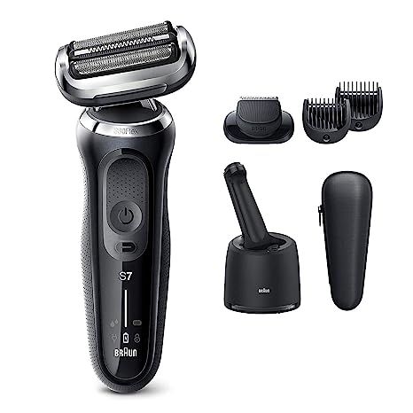 Braun Electric Razor for Men, Waterproof Foil Shaver, Series 7 7075cc, Wet & Dry Shave, With Bear... | Amazon (US)