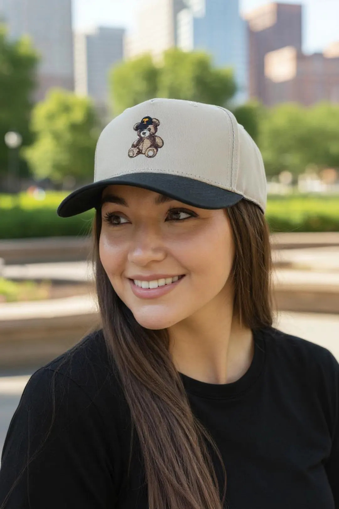 PREORDER VOLS Teddy Khaki/black Embroidered Hat - Etsy | Etsy (US)