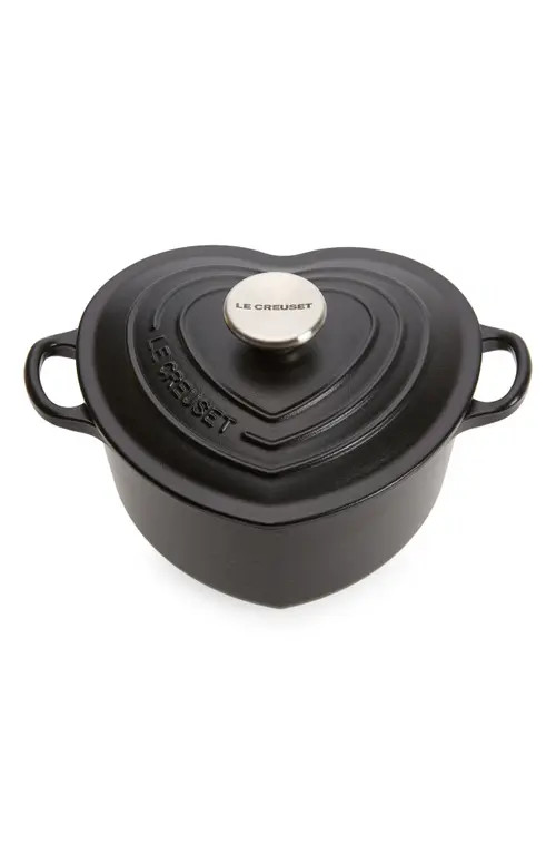 Le Creuset Signature Heart Baking Dish in Licorice at Nordstrom | Nordstrom