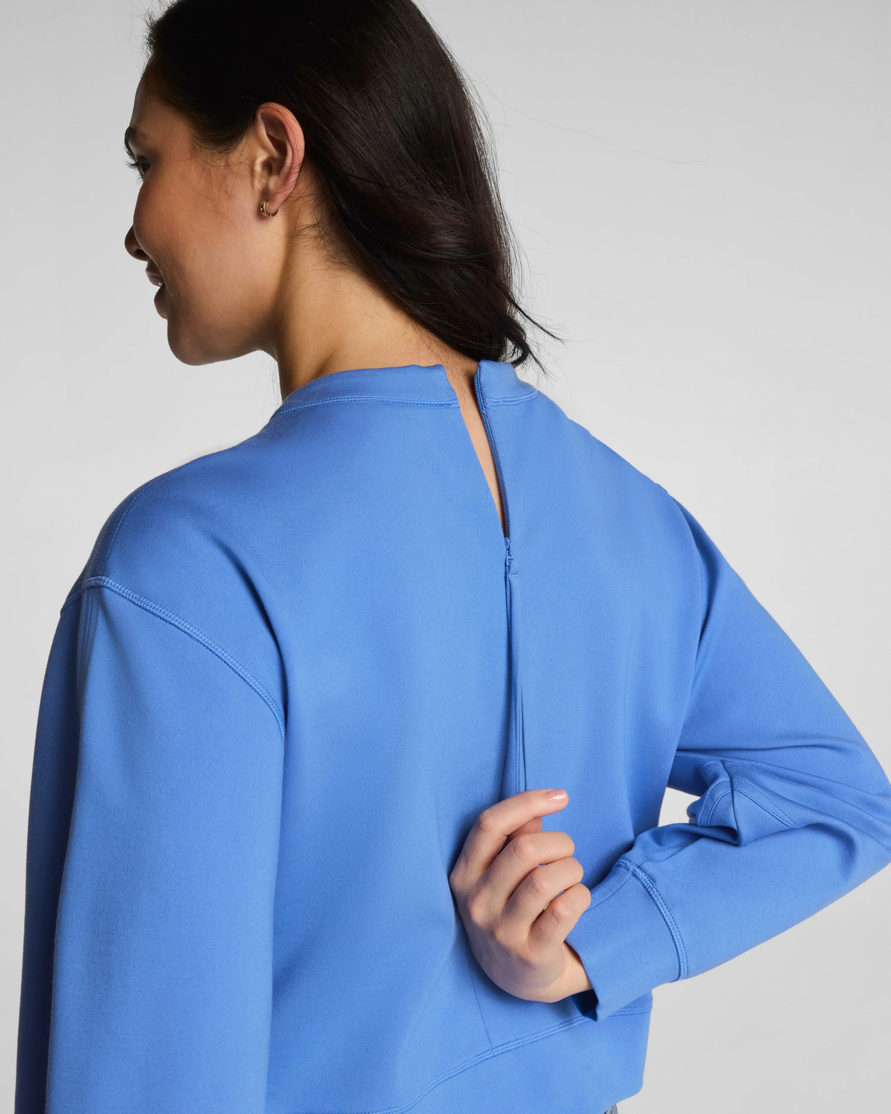 SPANX® Ponte Crewneck Long Sleeve Top | Spanx