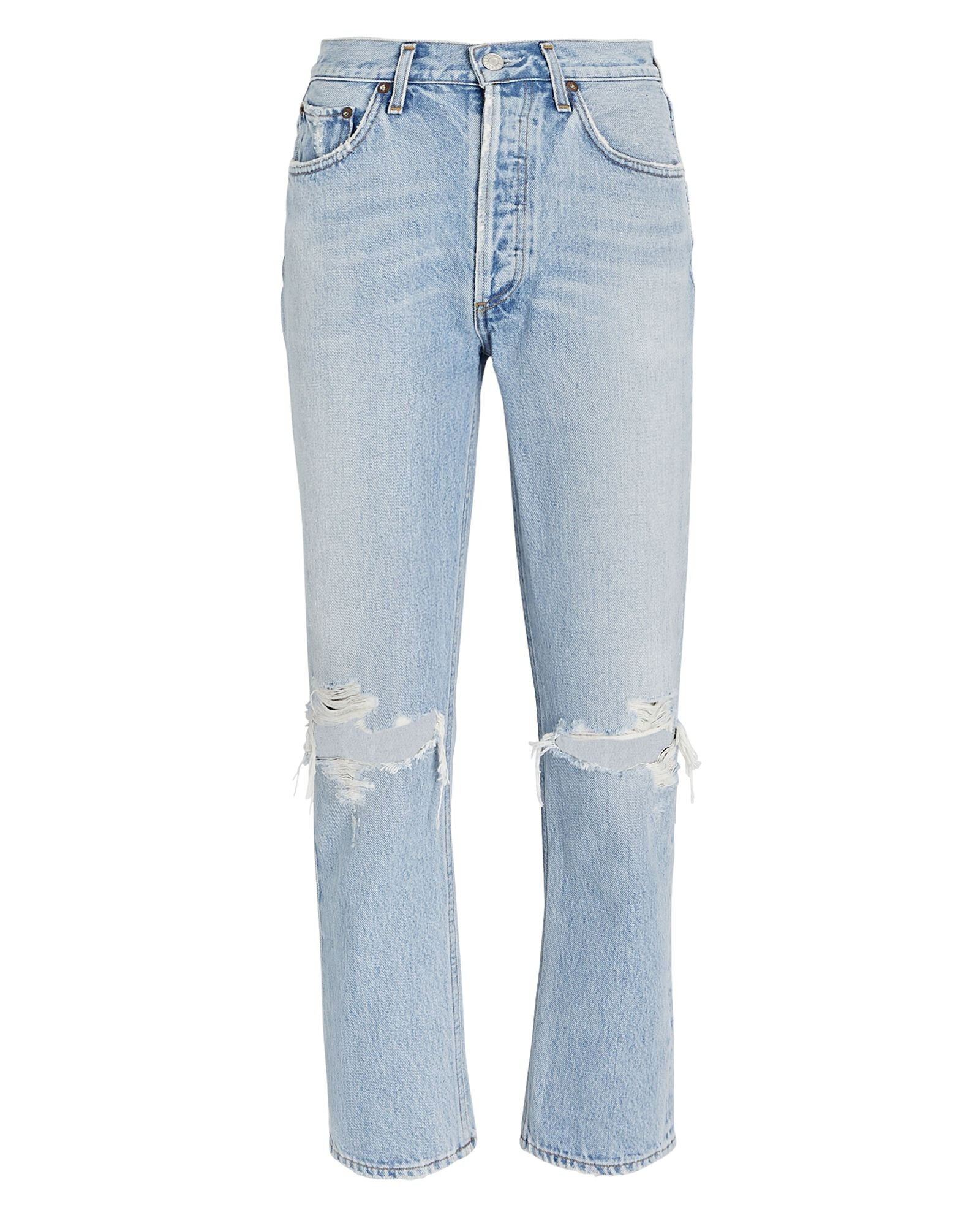 Riley High-Rise Cropped Jeans | INTERMIX
