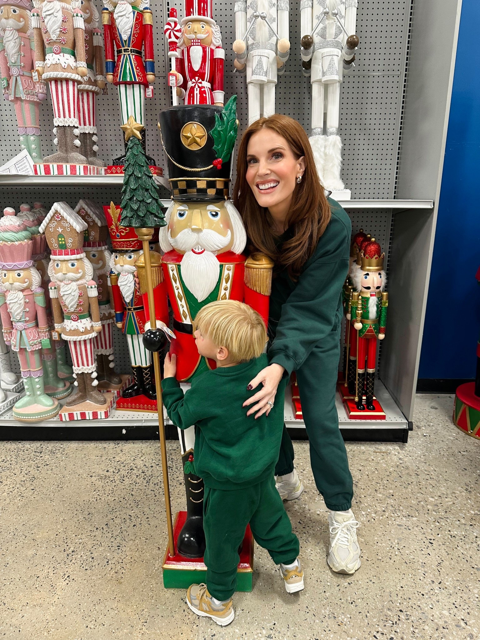 Matching green sweatsuits for all our holiday errands ✨ Perfect for shopping for decor, sipping hot cocoa at home, and keeping up with a very excited toddler.

green sweatsuit matching sweatsuits toddler outfits mom and son outfits cozy holiday outfits holiday errand outfit comfy matching sets winter loungewear casual holiday style mom style toddler style

#LTKFamily #LTKKids #LTKHoliday