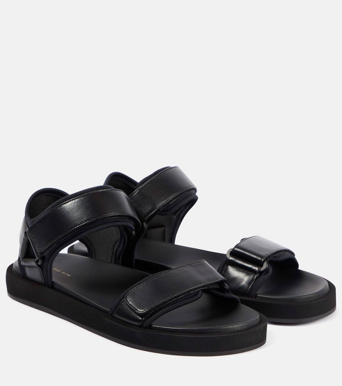 Hook and Loop leather sandals | Mytheresa (US/CA)