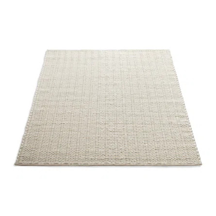 Blu Dot Uni Hand-Woven Wool Cream Area Rug | Wayfair North America