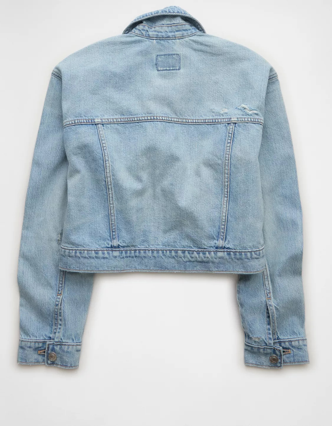 AE Cropped Denim Jacket | American Eagle Outfitters (US & CA)
