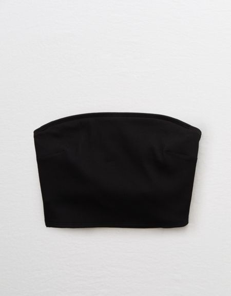 Aerie Ribbed Longline Bandeau Bikini Top | American Eagle Outfitters (US & CA)