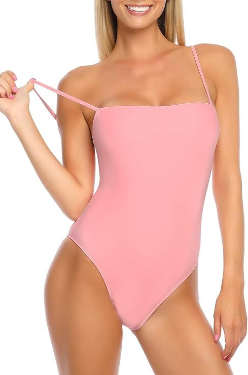 RELLECIGA Women's Bandeau One Piece Swimsuits | Amazon (US)