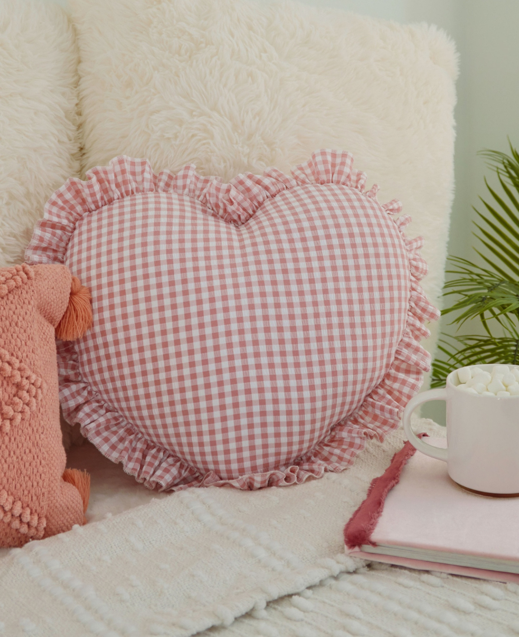 Ruffled heart pillow
Heart pillow 
Valentines pillow 
Pink heart pillow 


#LTKMostLoved #LTKstyletip #LTKhome