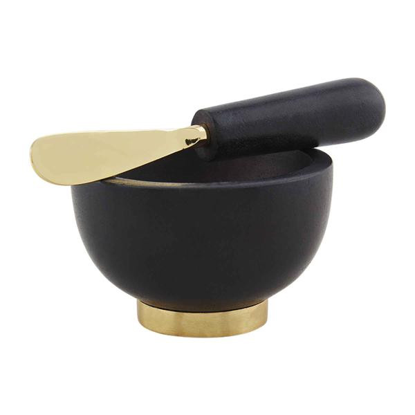 Black marble dip bowl set | Mud Pie (US)