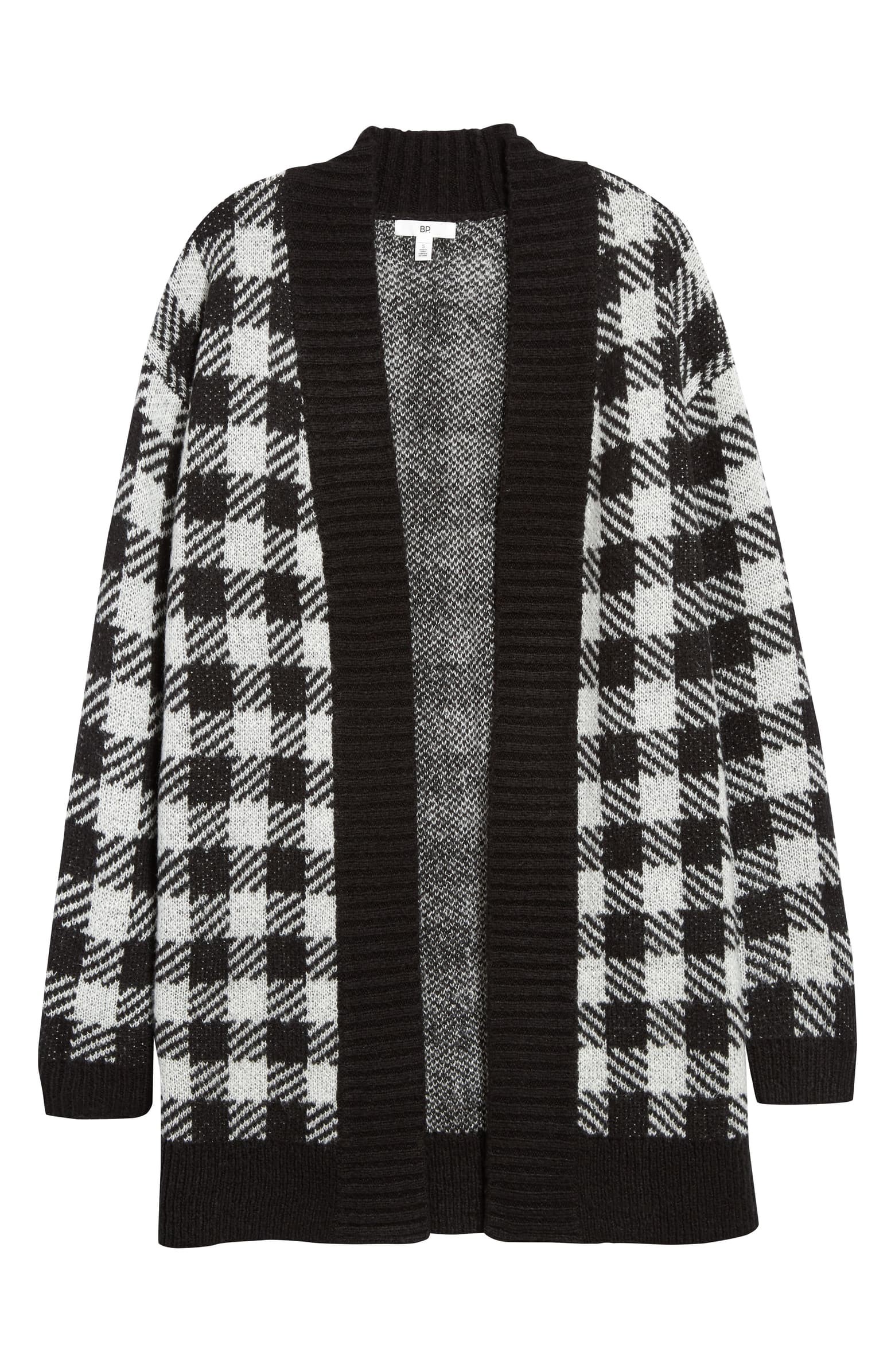 Buffalo Check Longline Cardigan | Nordstrom