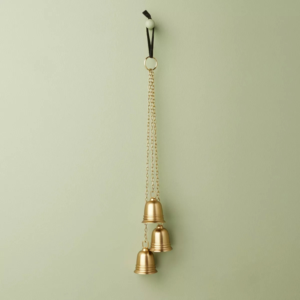 3-Bell Metal Christmas Door Swag Antique Brass - Hearth & Hand™ with Magnolia | Target