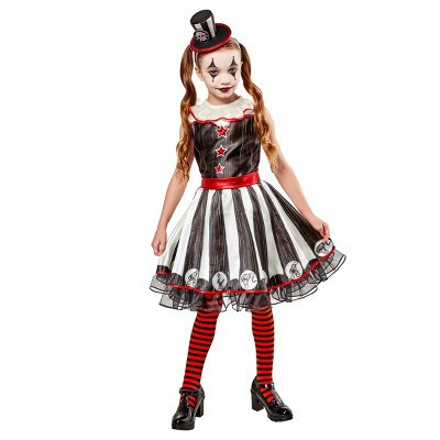 Rubies Dark Vintage Circus Clown Girls Costume- Medium | Target