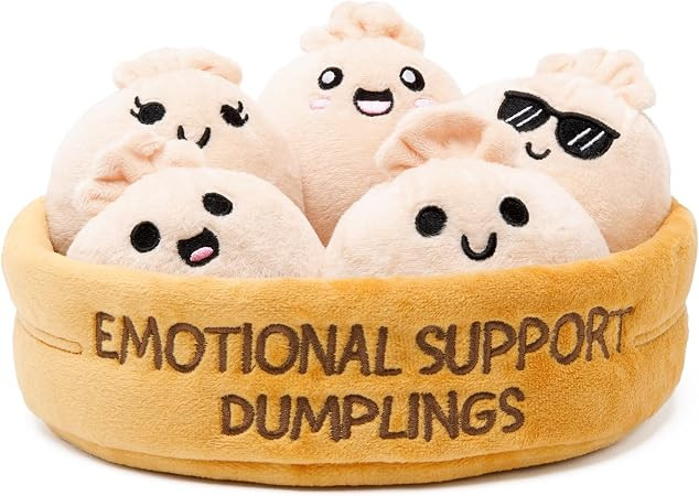 Emotional Support Dumplings by Relatable, Cuddly Stuffed Animals and Toys, Squishy Toys and Plush... | Amazon (US)