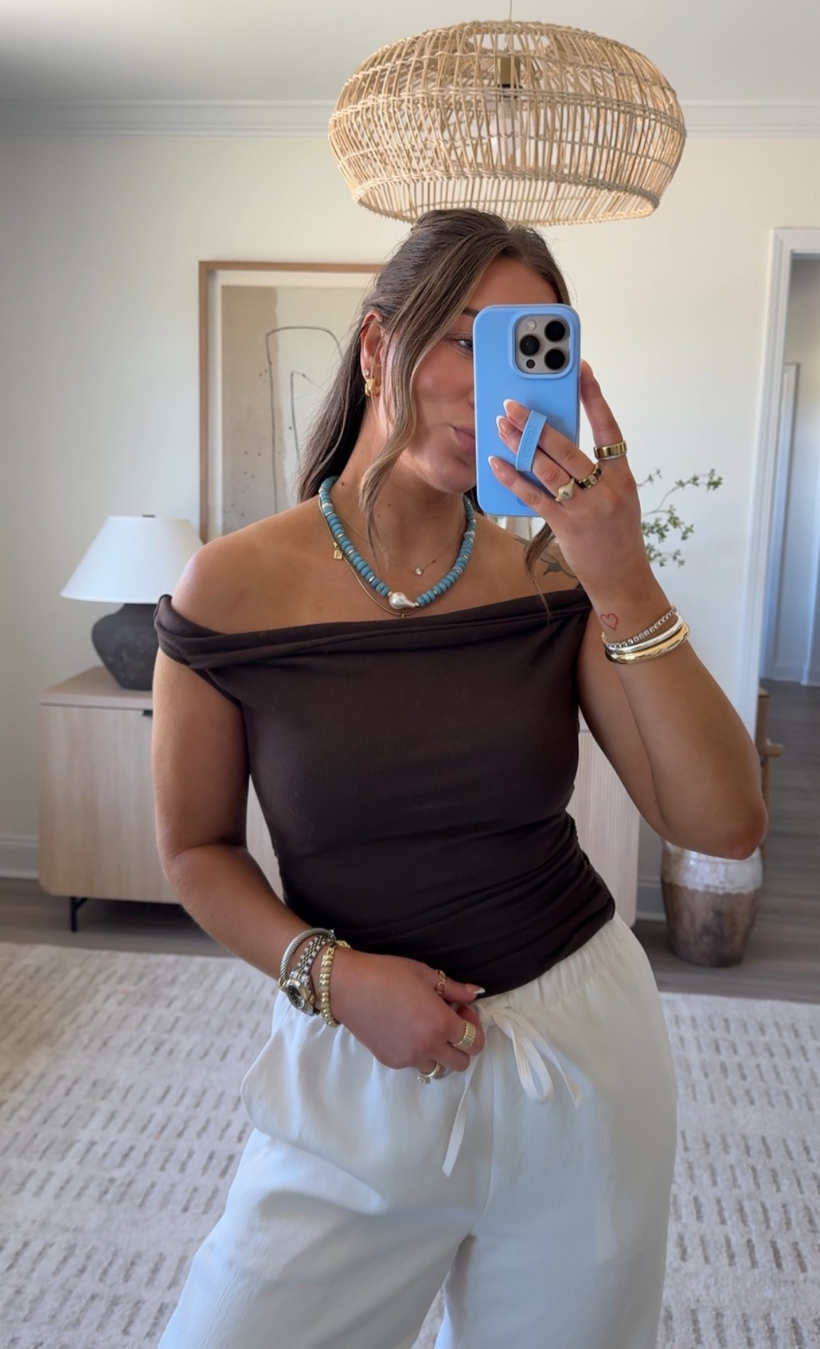 Target spring arrivals. Spring outfit. Beaded necklace. Loopy case

#LTKootd