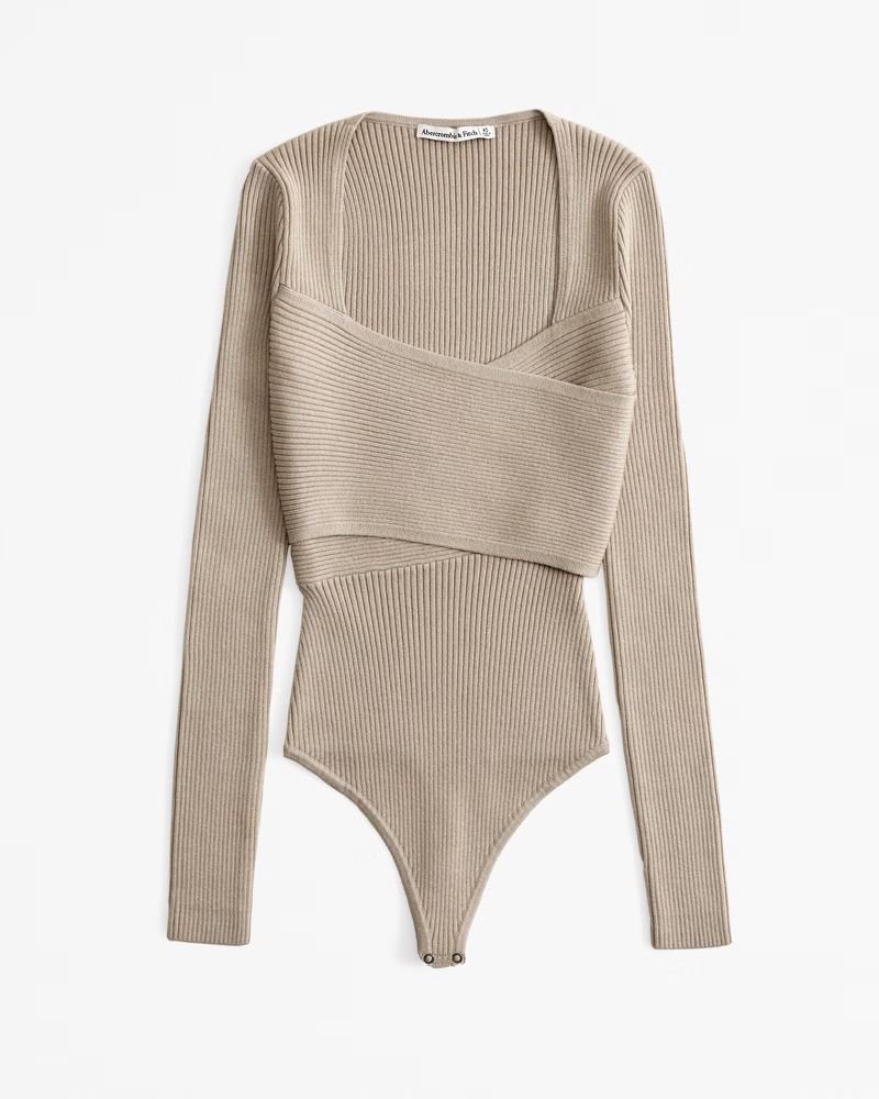 LuxeLoft Wrap Bodysuit | Abercrombie & Fitch (US)