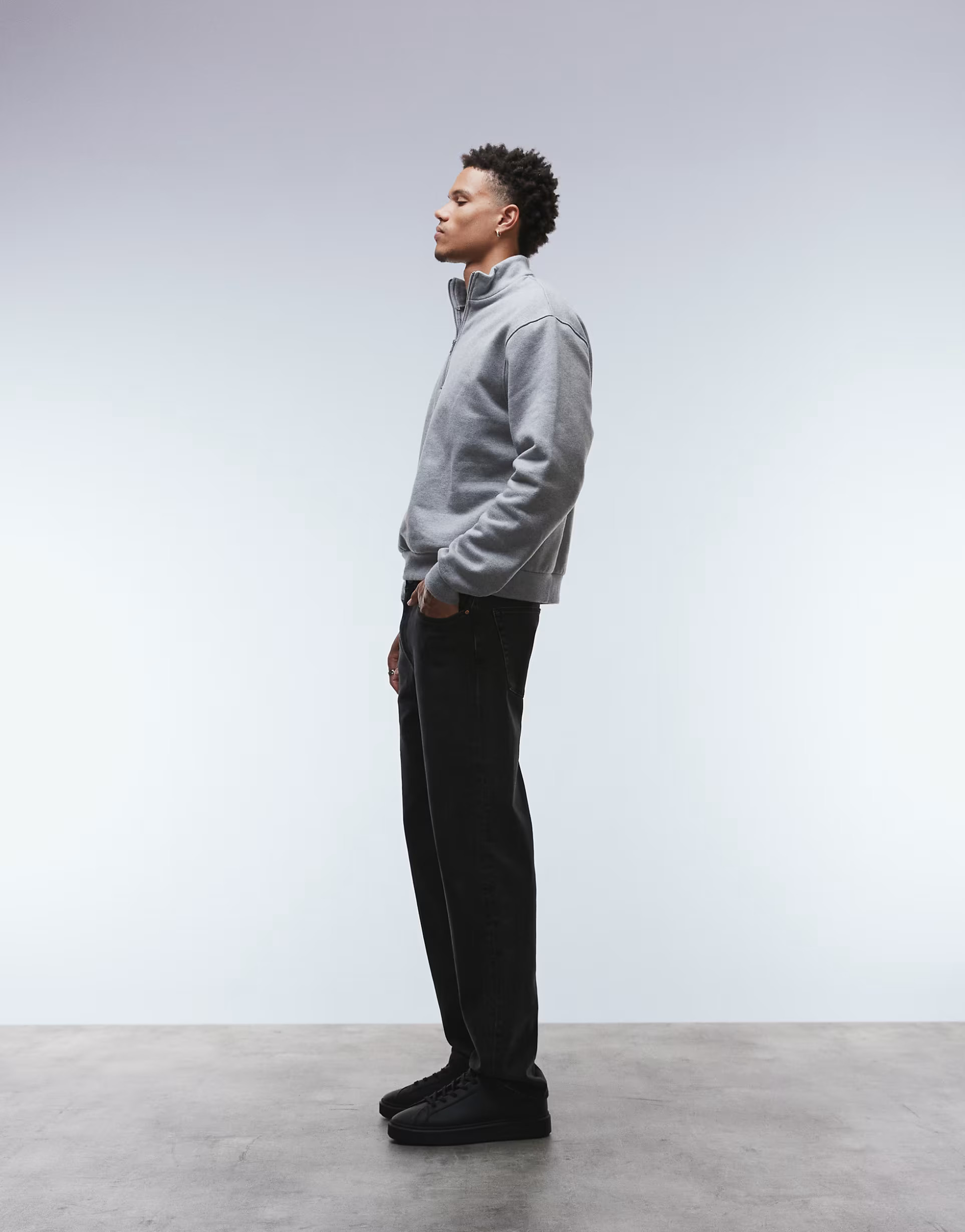 ASOS DESIGN straight leg jeans in washed black | ASOS (Global)