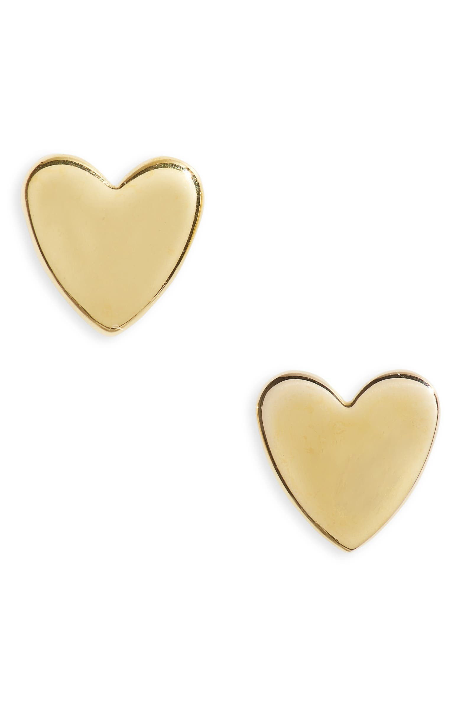 Vermeil Heart Stud Earrings | Nordstrom