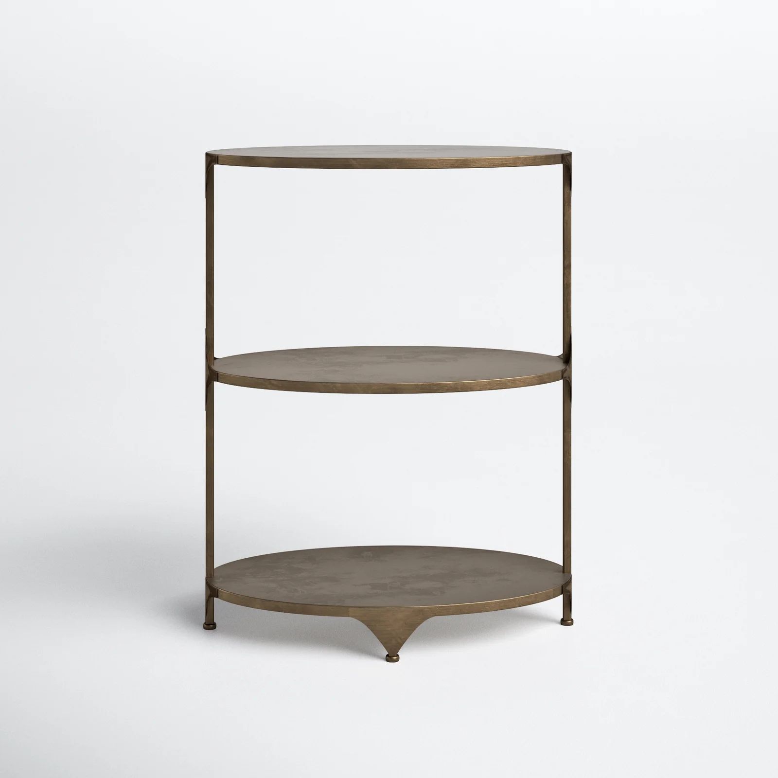 Kailey Oval Metal End Table | Wayfair North America