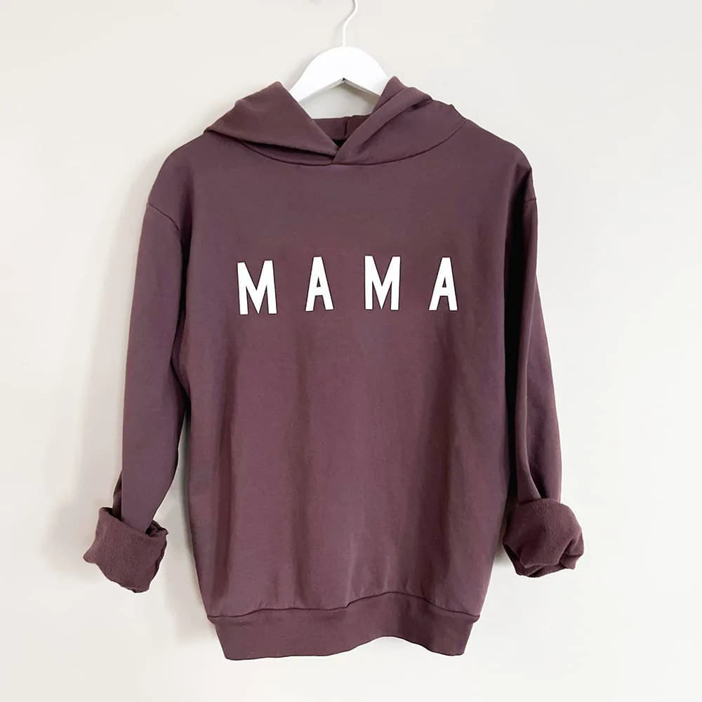 Womens Mama Lightweight Hoody in Blackberry - Ford And Wyatt | Ford and Wyatt