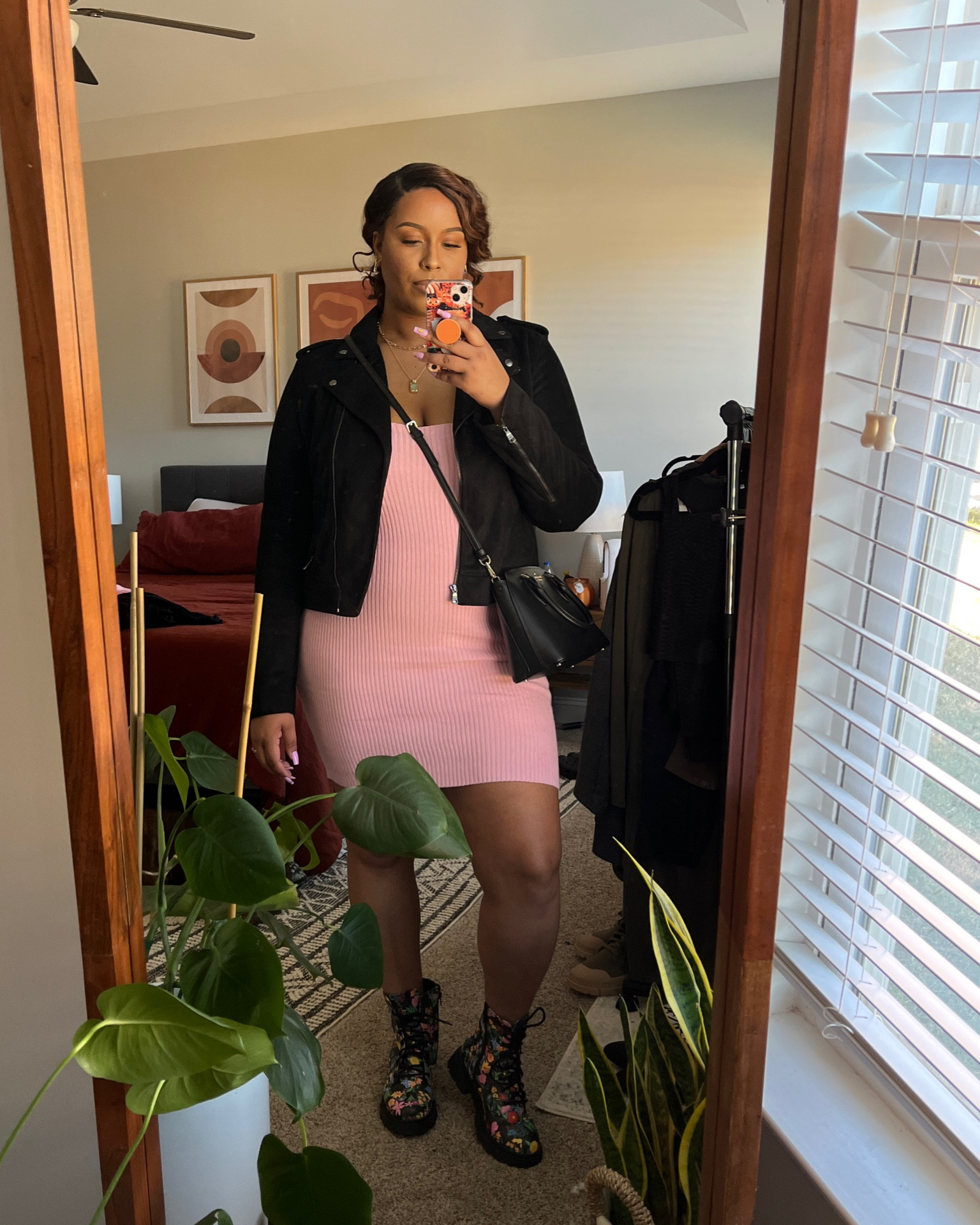 Sweater Dress + Moto Jacket + Combat Boots

#LTKcurves #LTKunder100 #LTKstyletip