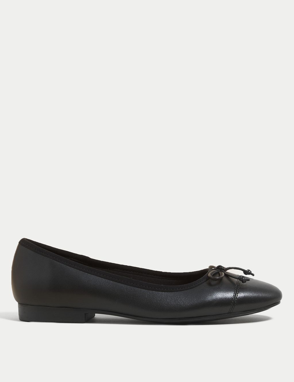 Leather Bow Ballet Pumps | Marks & Spencer (UK)