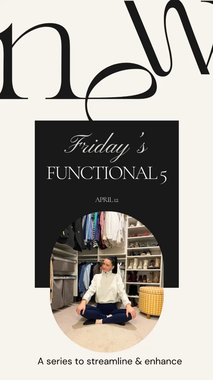 Fridays functional 5 is a series to share practical tips, products and hacks to elevate your everyday organization. This week is 5 closet accessories. Some you definitely own already! 

#LTKfindsunder50 #LTKstyletip #LTKhome