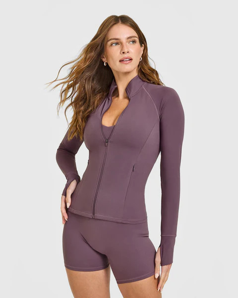 SoftMotion™ Jacket with White Logo 
 Vintage Purple | Oner Active (UK / US)