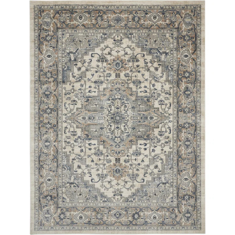 Jurado Oriental Ivory/Gray/Beige Area Rug | Wayfair North America