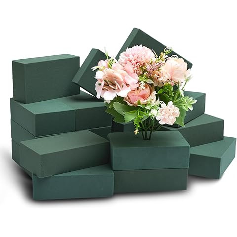 Ortarco 3 Pack Floral Foam Blocks (5.5" x 3.1" x 1.7") Wet and Dry Flower Foam for Flower Arrange... | Amazon (US)