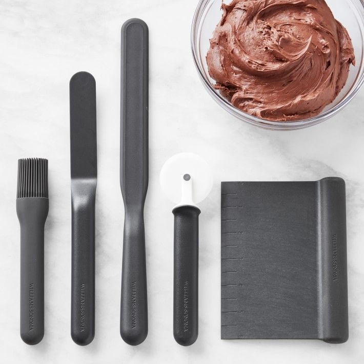 Williams Sonoma Goldtouch® Pro Silicone & Nylon Pastry Tools, Set of 5 | Williams-Sonoma