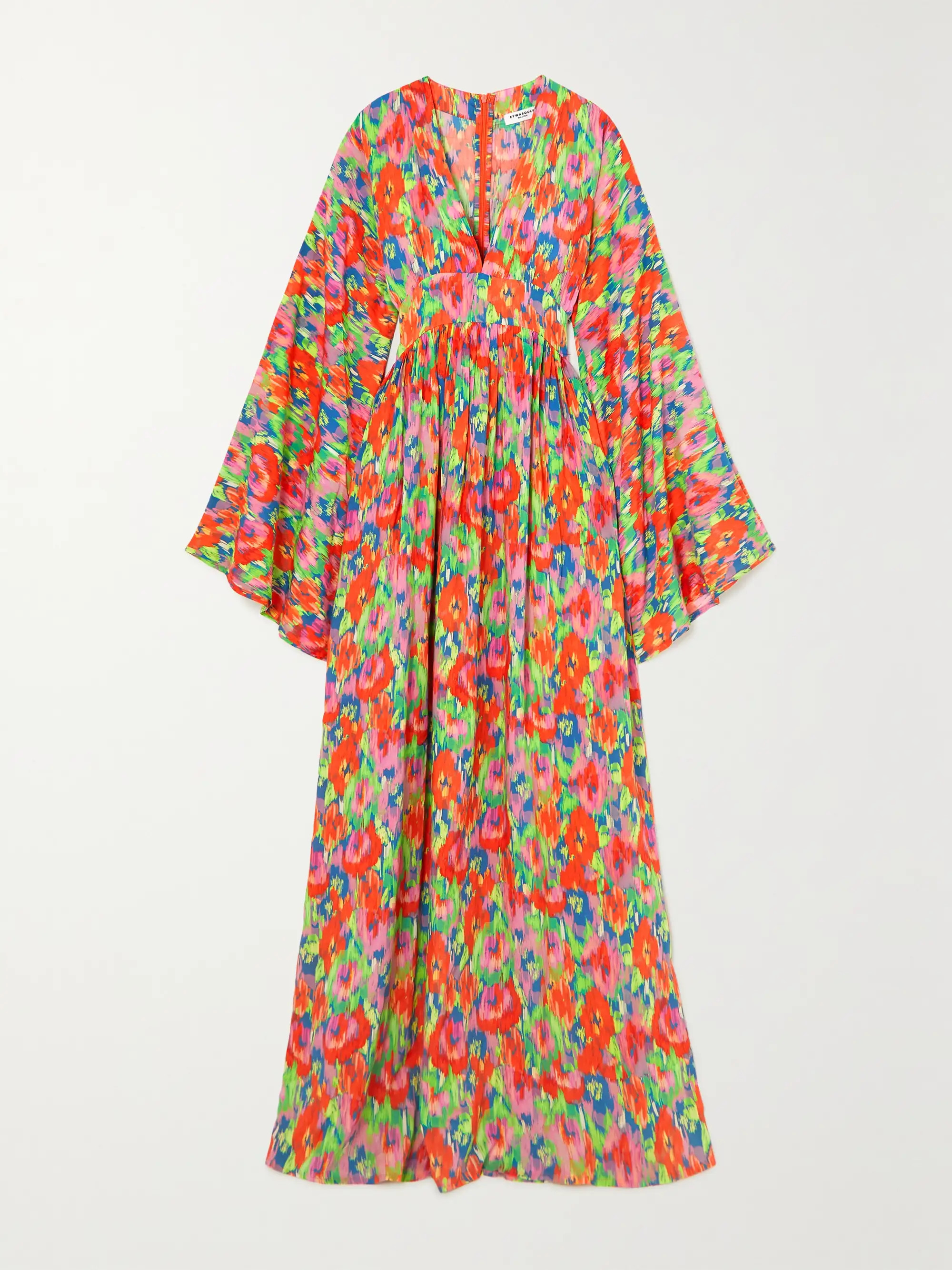 Janis floral-print Lyocell maxi dress | NET-A-PORTER (UK & EU)