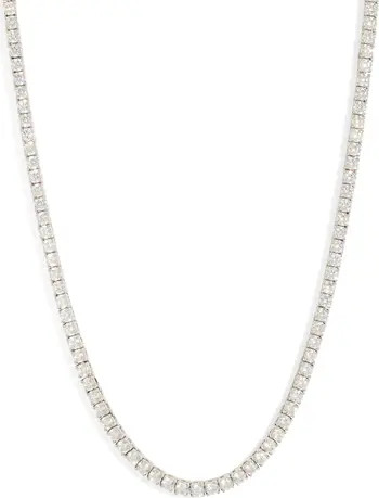 Classic Cubic Zirconia Tennis Necklace | Nordstrom
