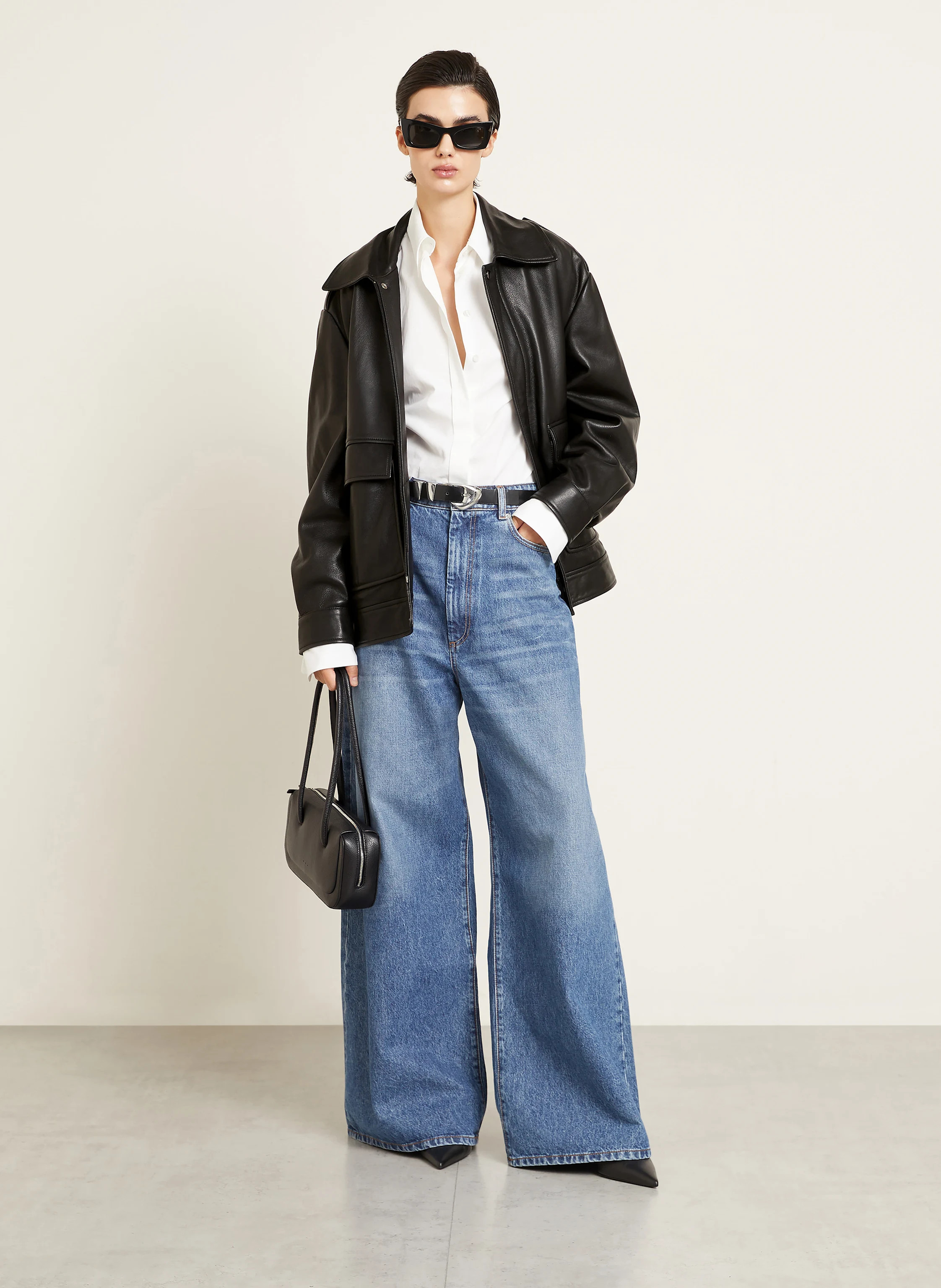 NOUR HAMMOUR Lederjacke DREY in schwarz | Breuninger (DACH)