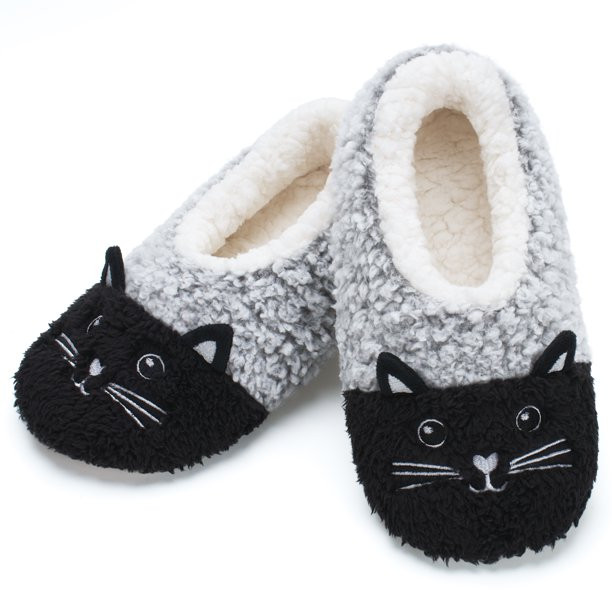 Cute Fuzzy Animal Slippers for Women Girls Teens Kids, Warm Fluffy Bedroom Loafers Indoor, Cozy H... | Walmart (US)
