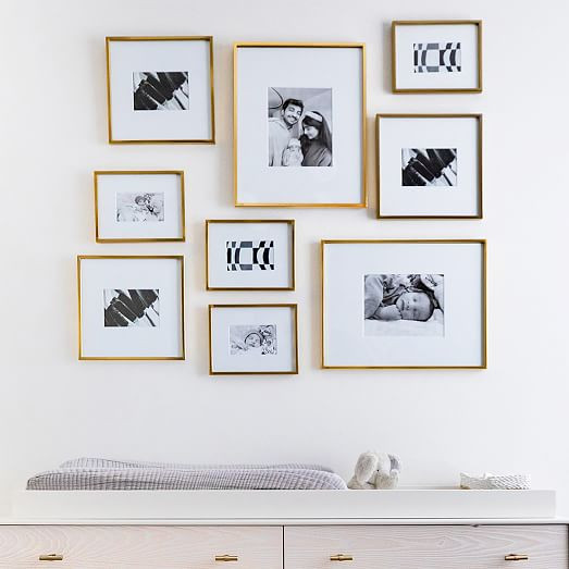 Multi-Mat Wood Gallery Frames - Gray Wash | West Elm (US)