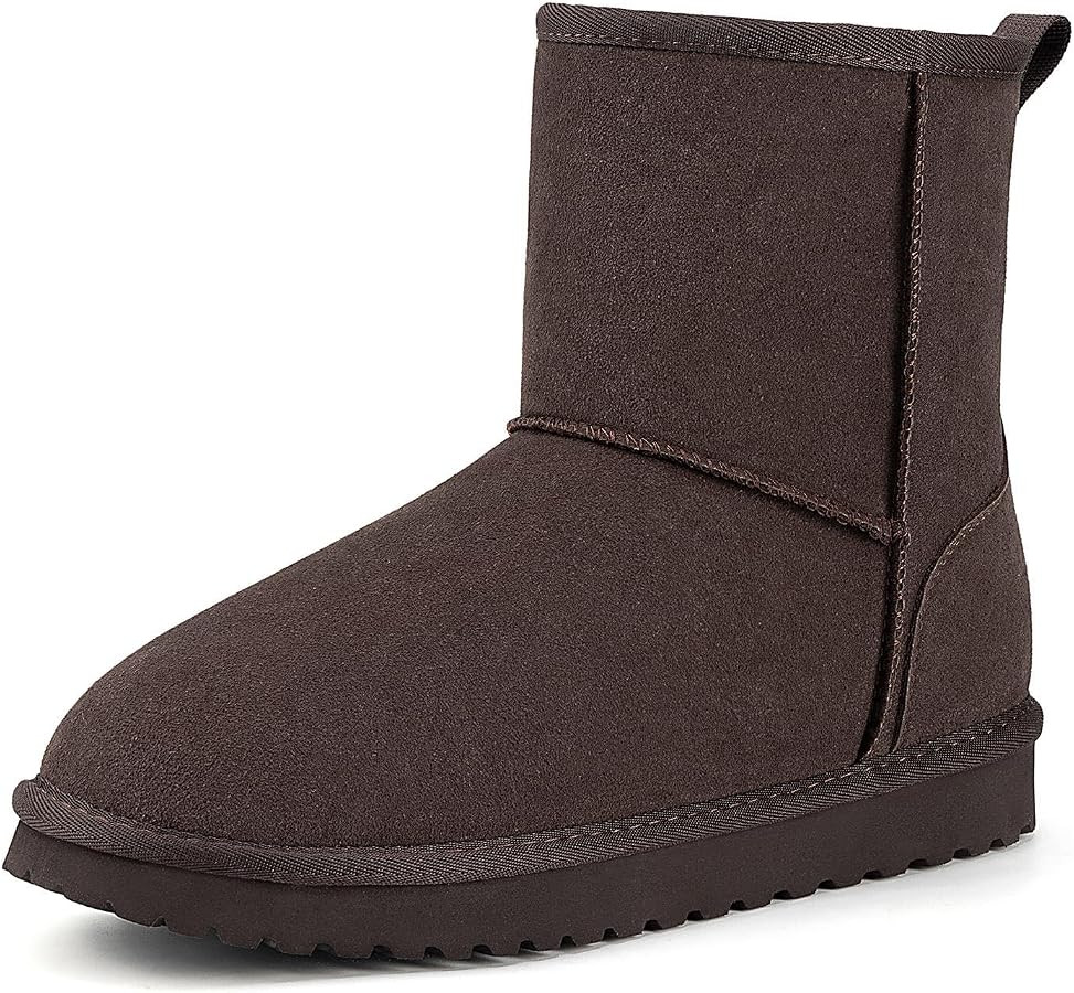 Mishansha Suede Winter Snow Boots for Women Warm Faux Fur Lined Waterproof | Amazon (US)