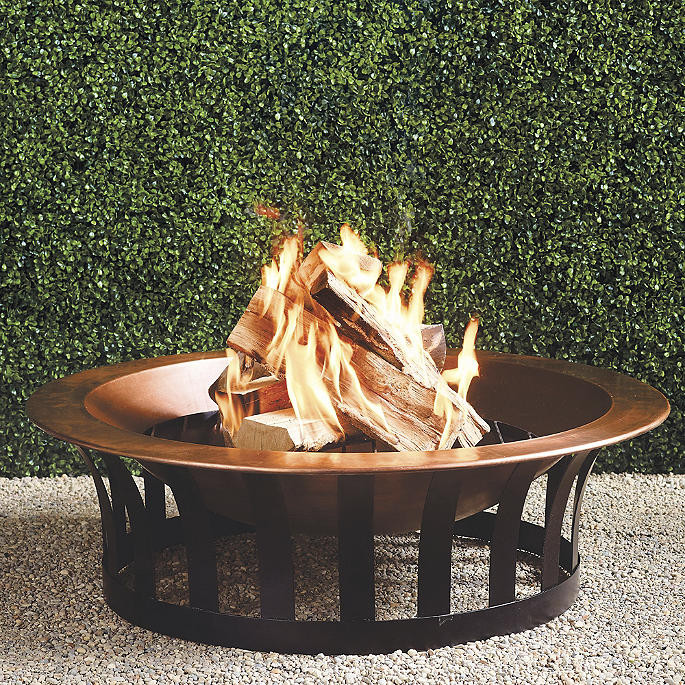Classic Copper Fire Pit | Frontgate | Frontgate