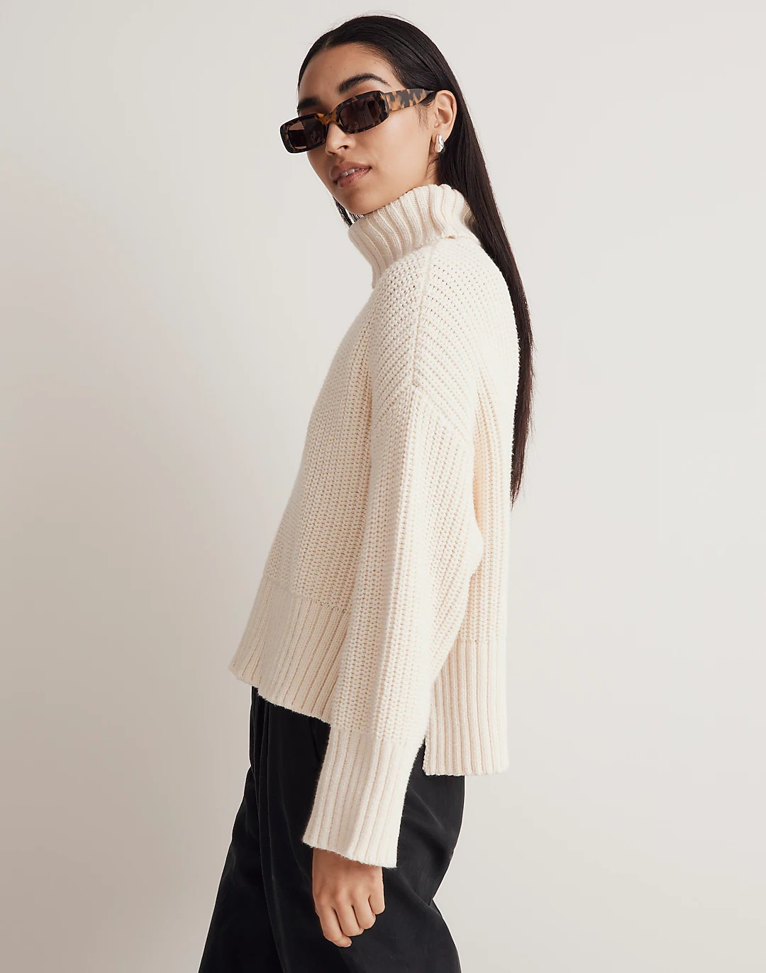Wide Rib Turtleneck Sweater | Madewell